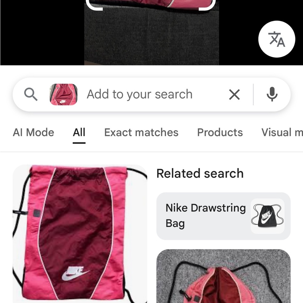 Nike Vibrant Pink Gym Sack